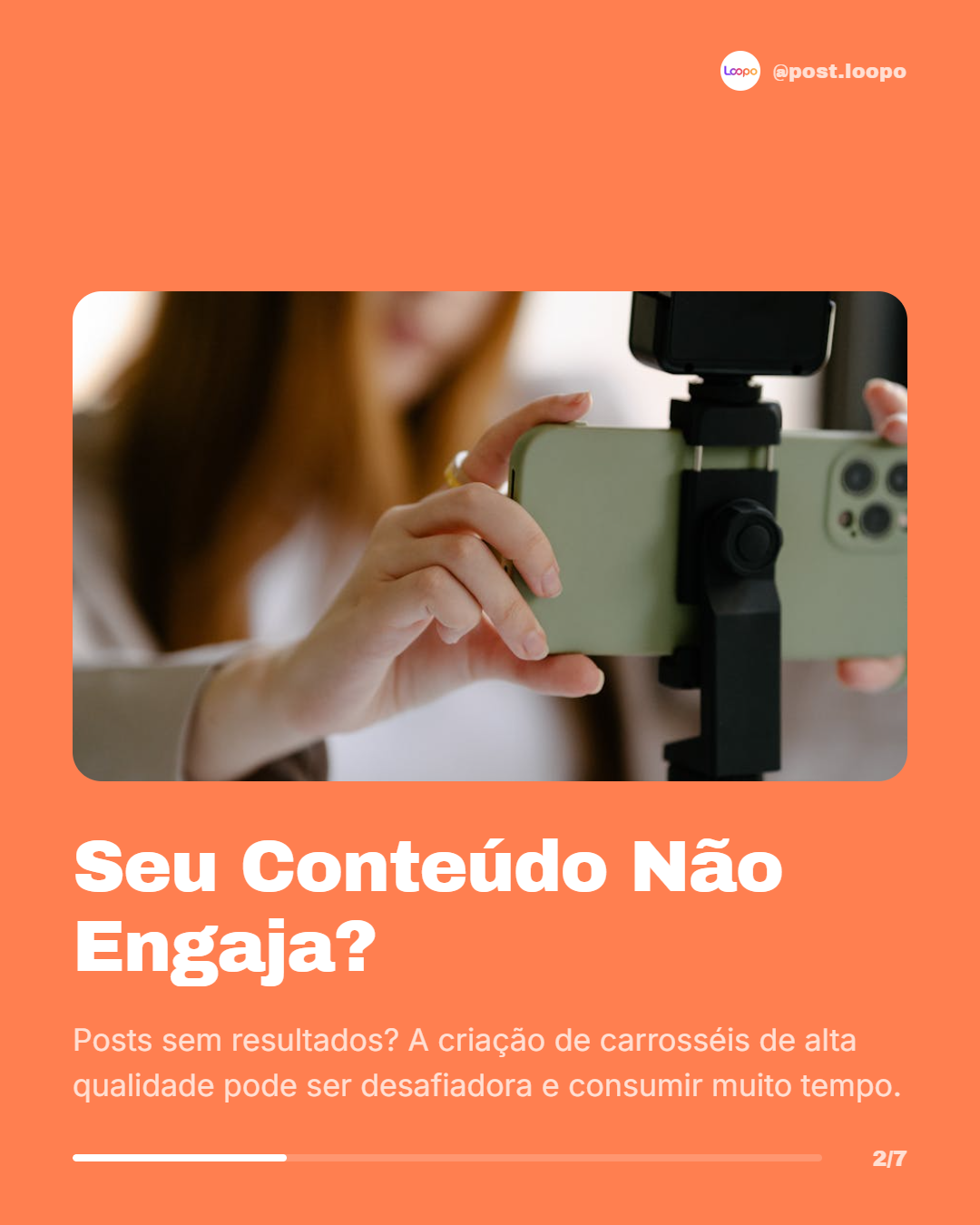 Slide 2: Seu conteúdo não engaja?